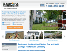 Tablet Screenshot of northeastkansasrestoration.com
